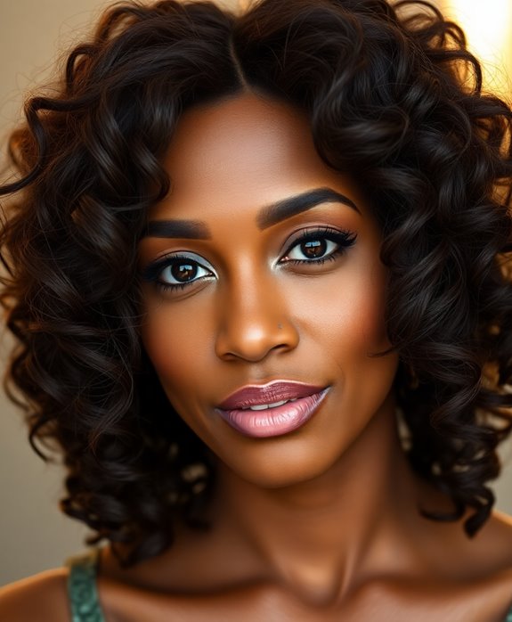 iconic voluminous curly hairstyle