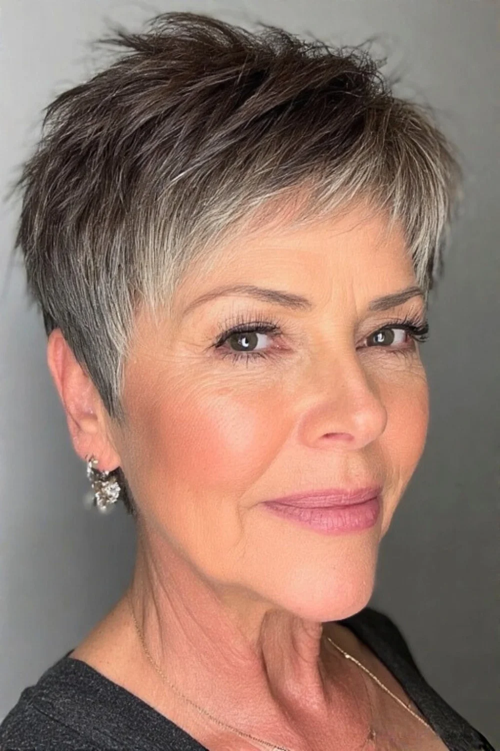 Simple pixie haircut perfect for everyday wear