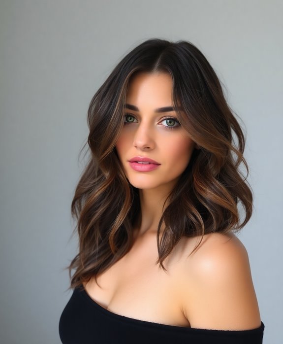 soft textured waves hairstyle