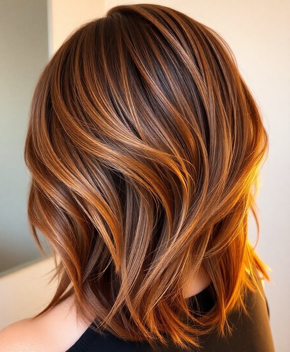 textured with razored ends