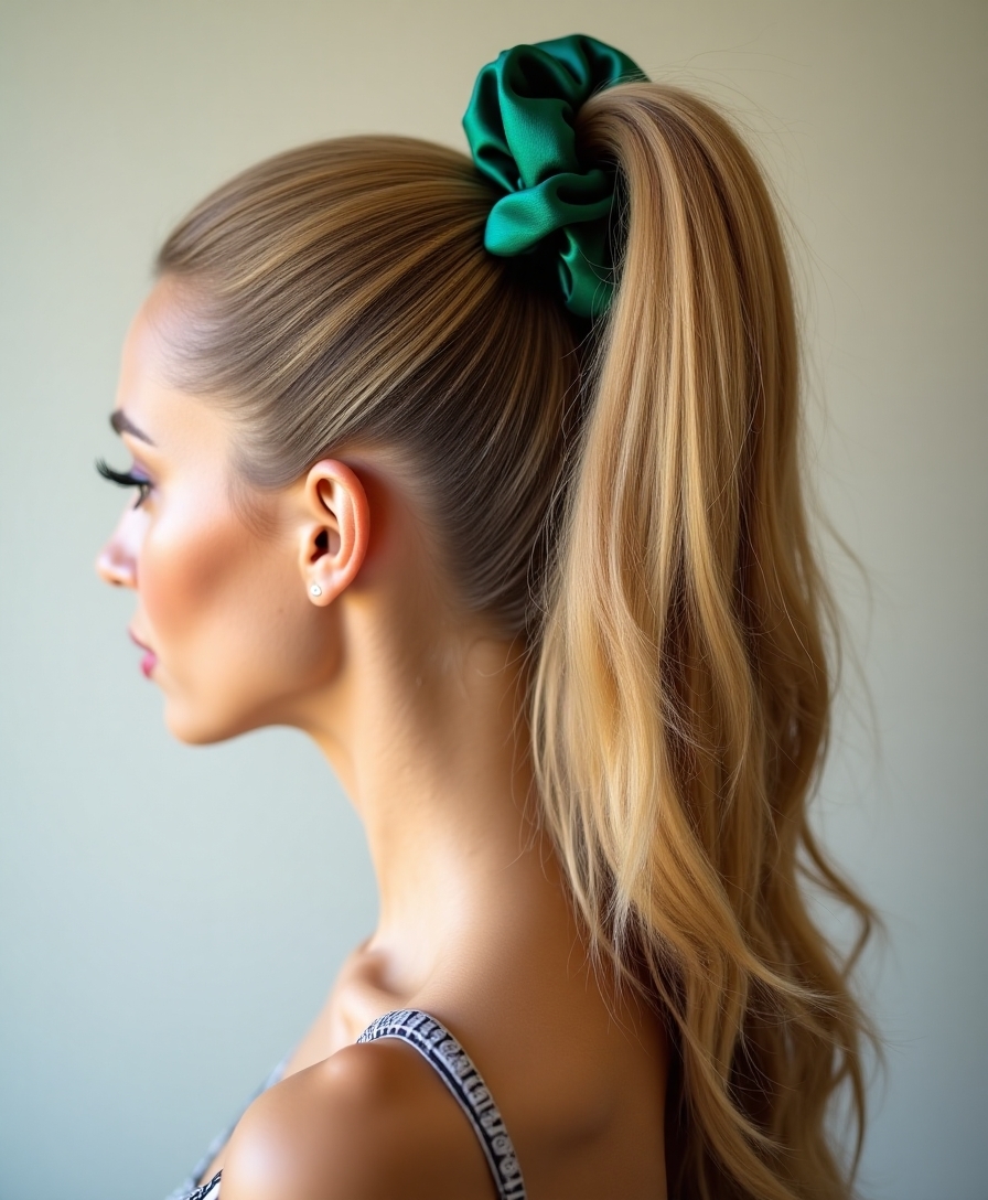 accessorize your high ponytail
