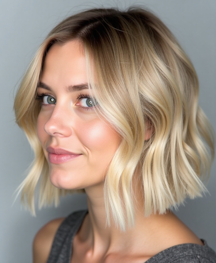 asymmetrical choppy bob styles