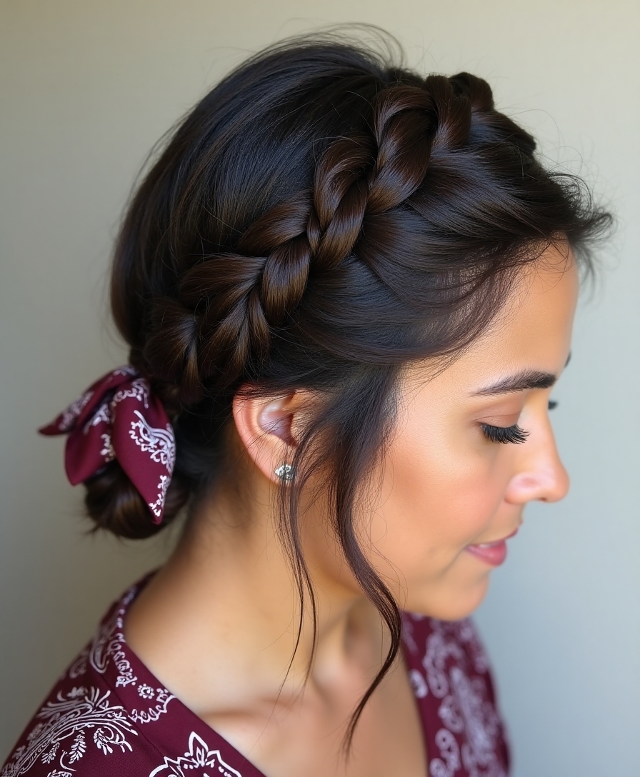 bandana braiding styling techniques