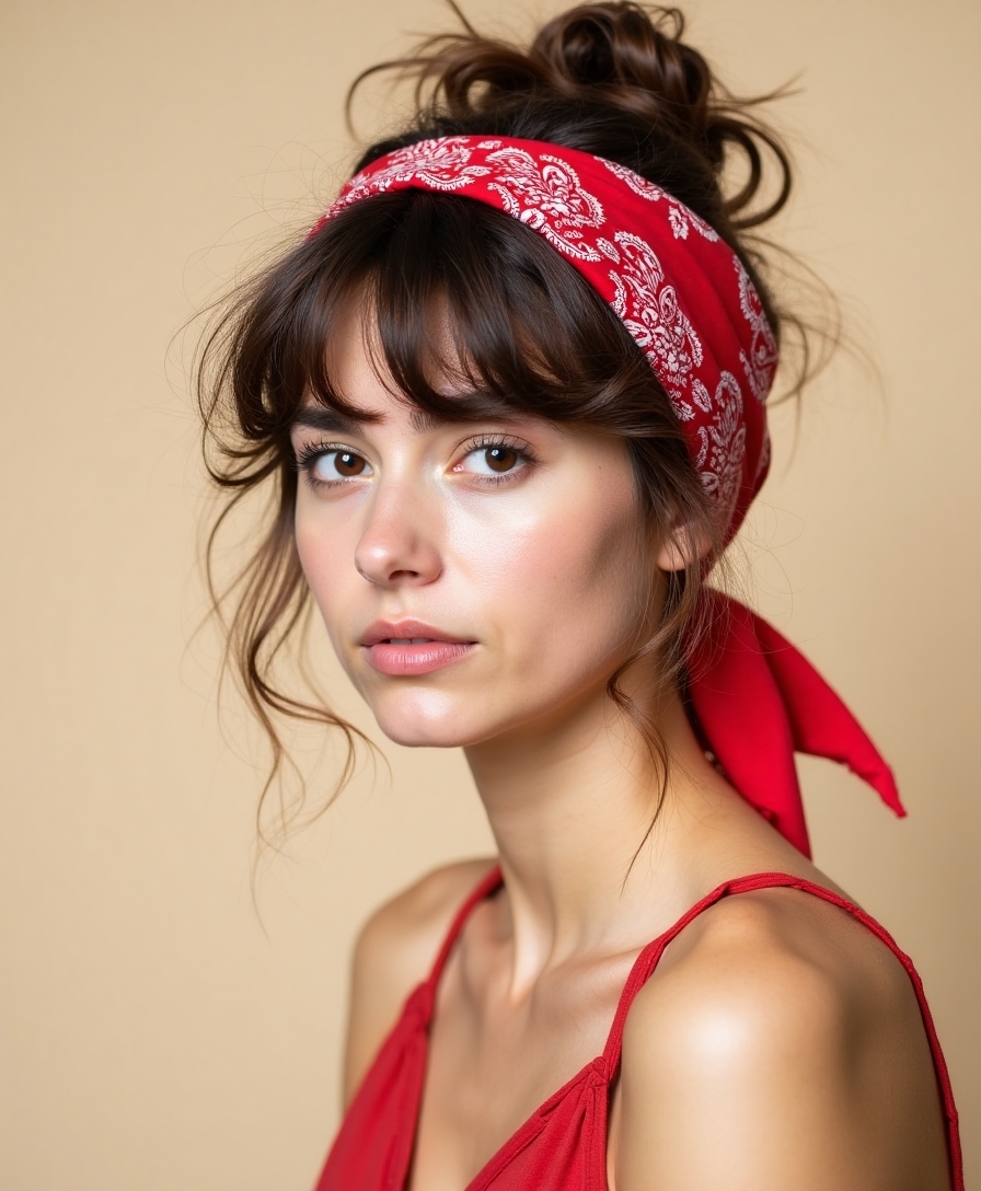 bandana for second day hair