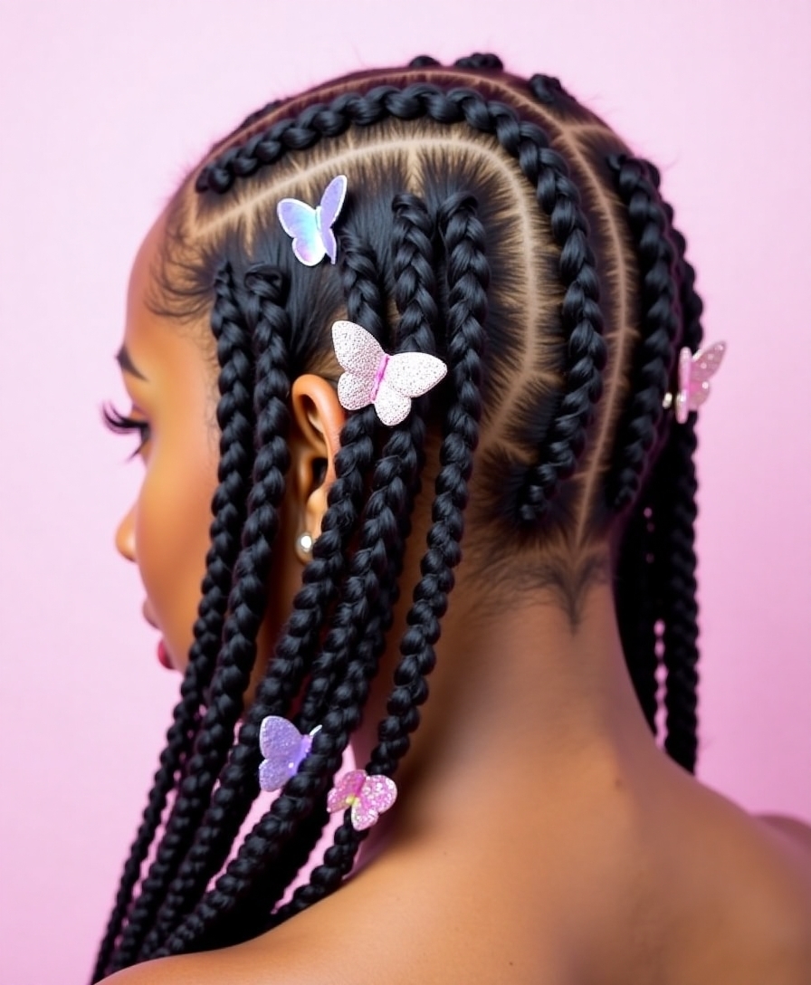 box braids and confidence