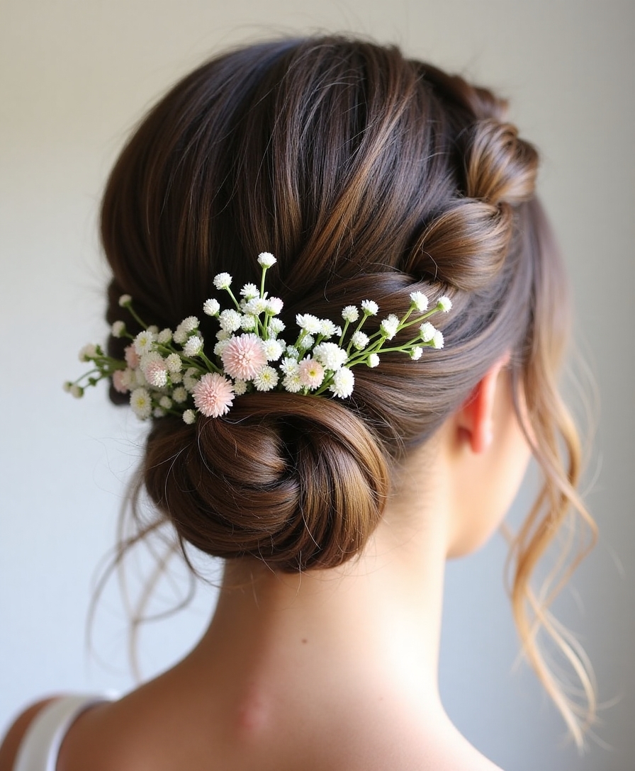 carefree floral hairdo tutorial