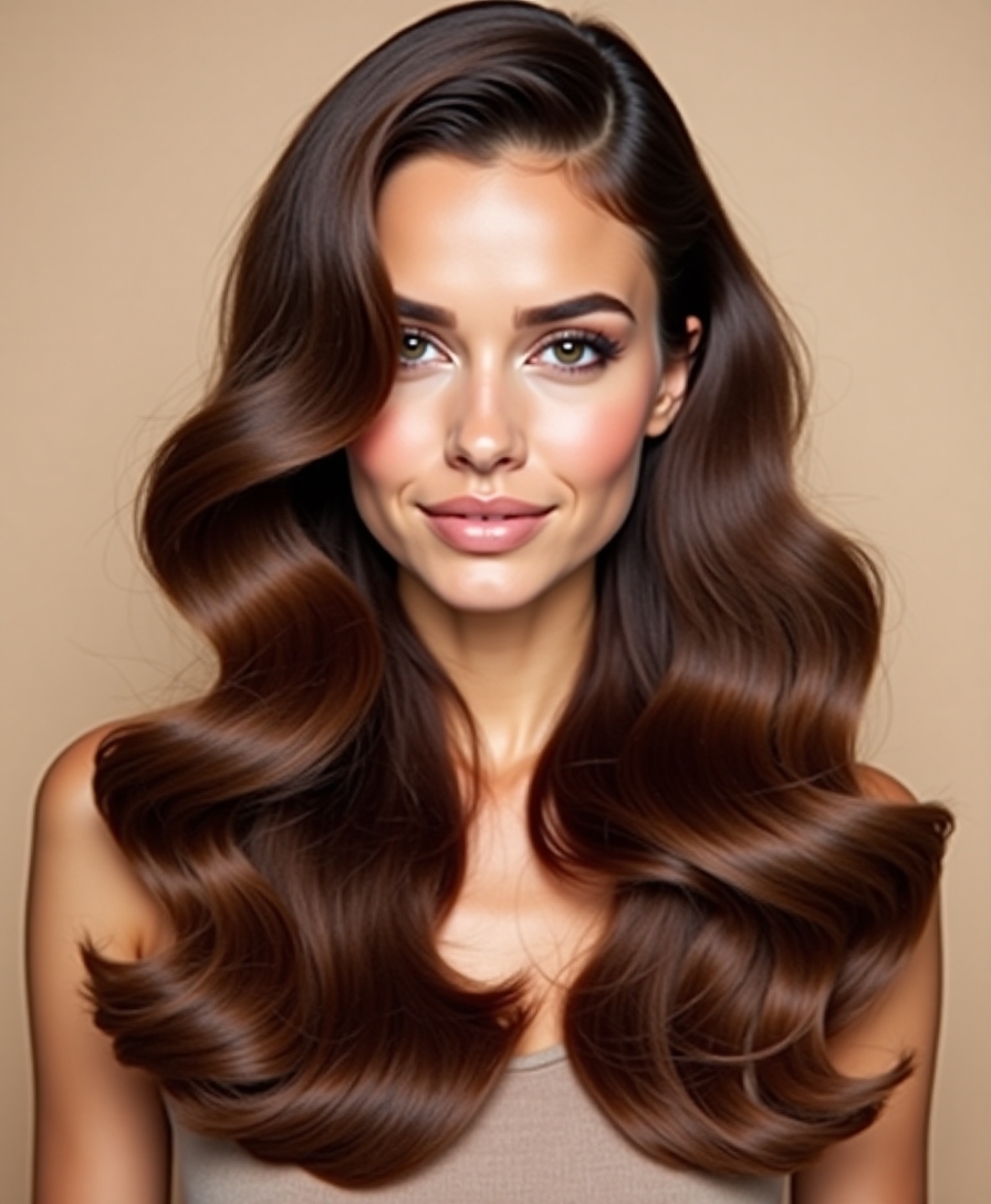 celebrity side part hair inspiration