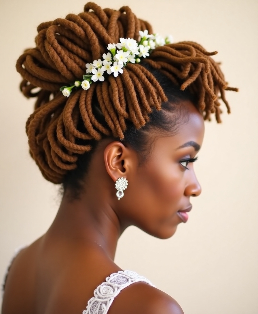 crown braiding for dreadlocks