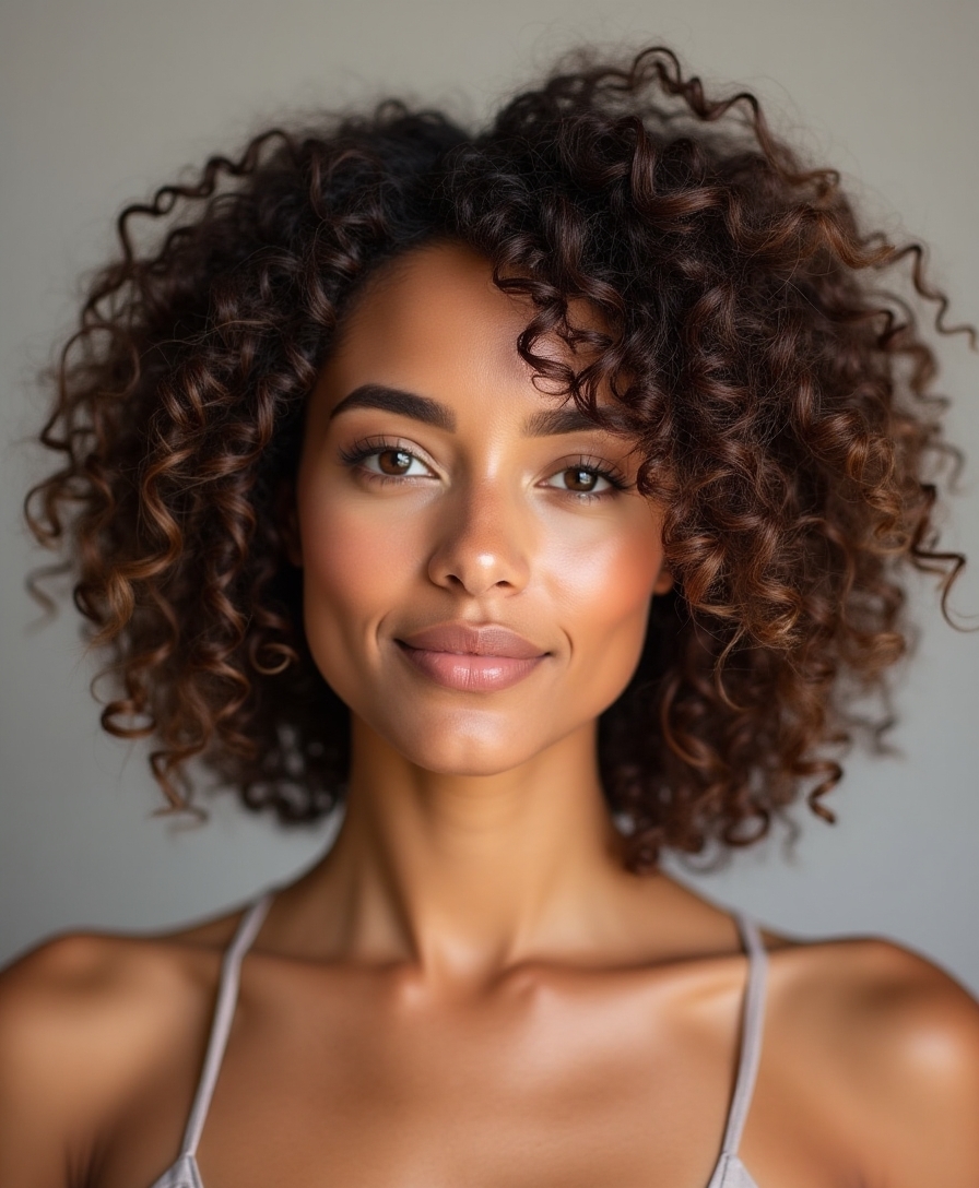 curly hair maintenance routine