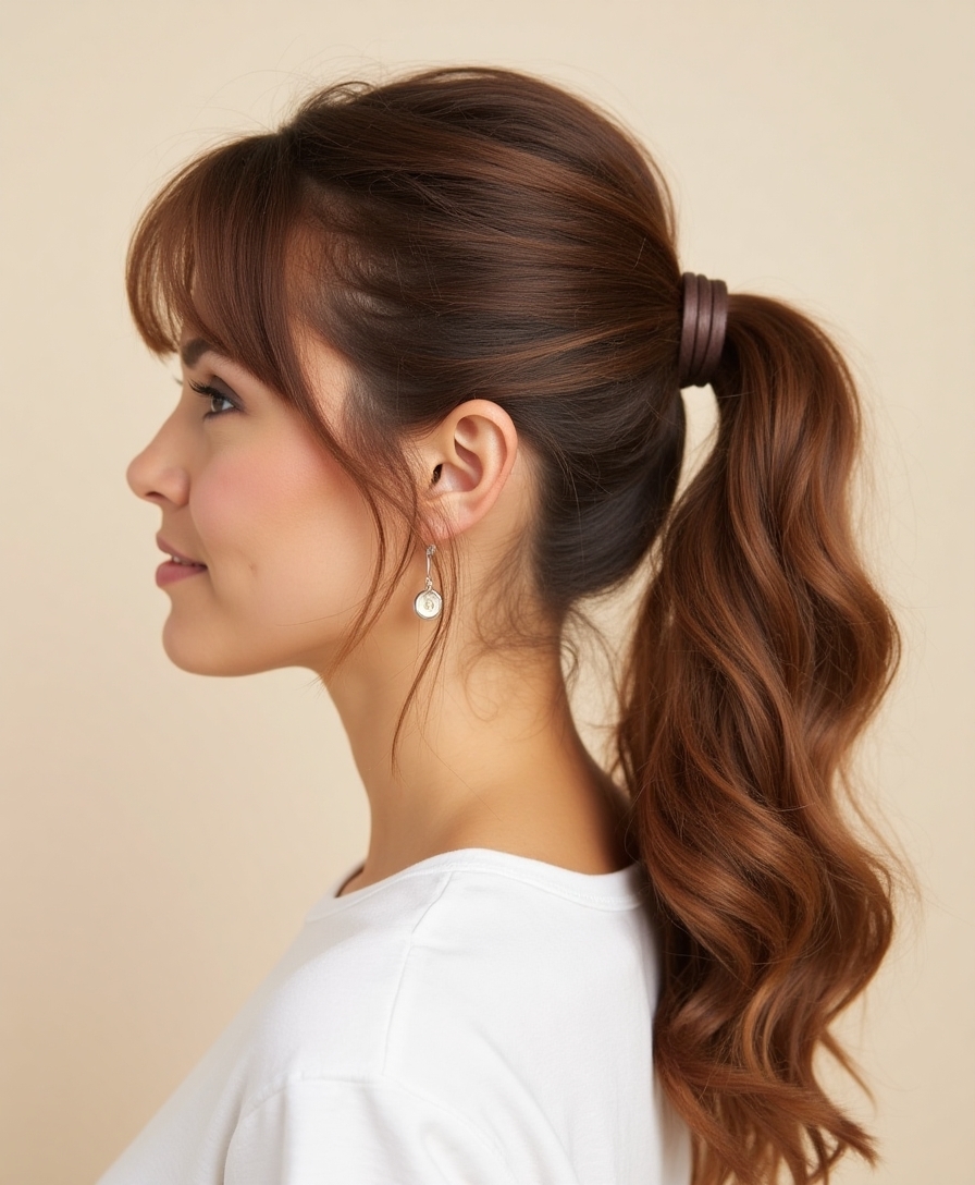 cute bubble ponytail instructions