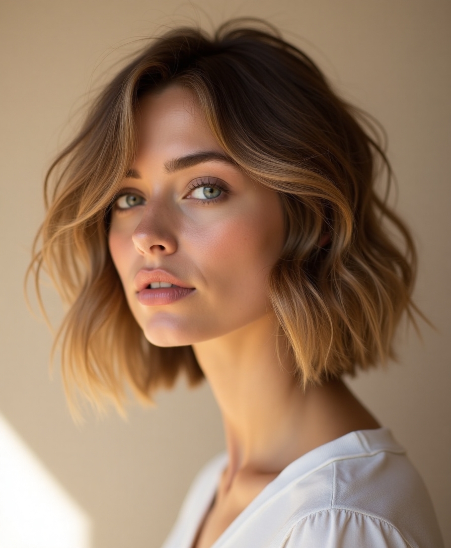 effortless chic bob styling