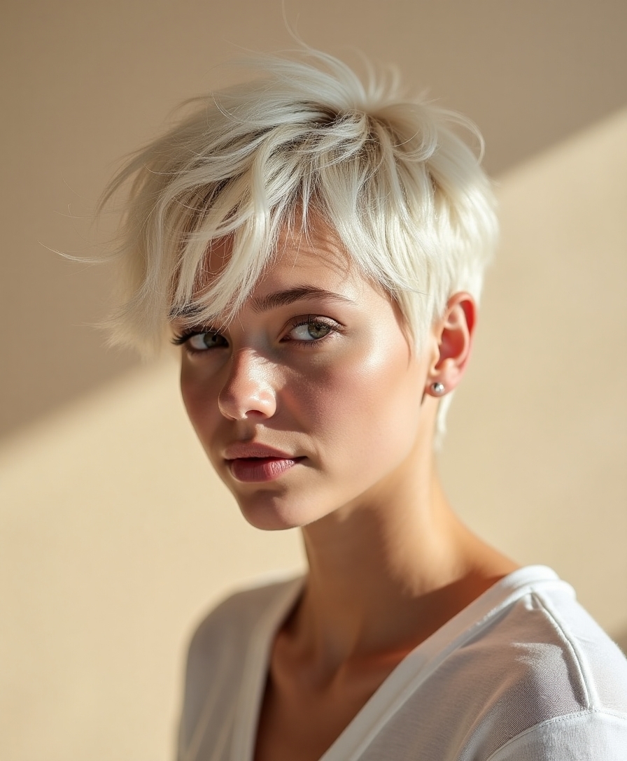 effortless messy bedhead style