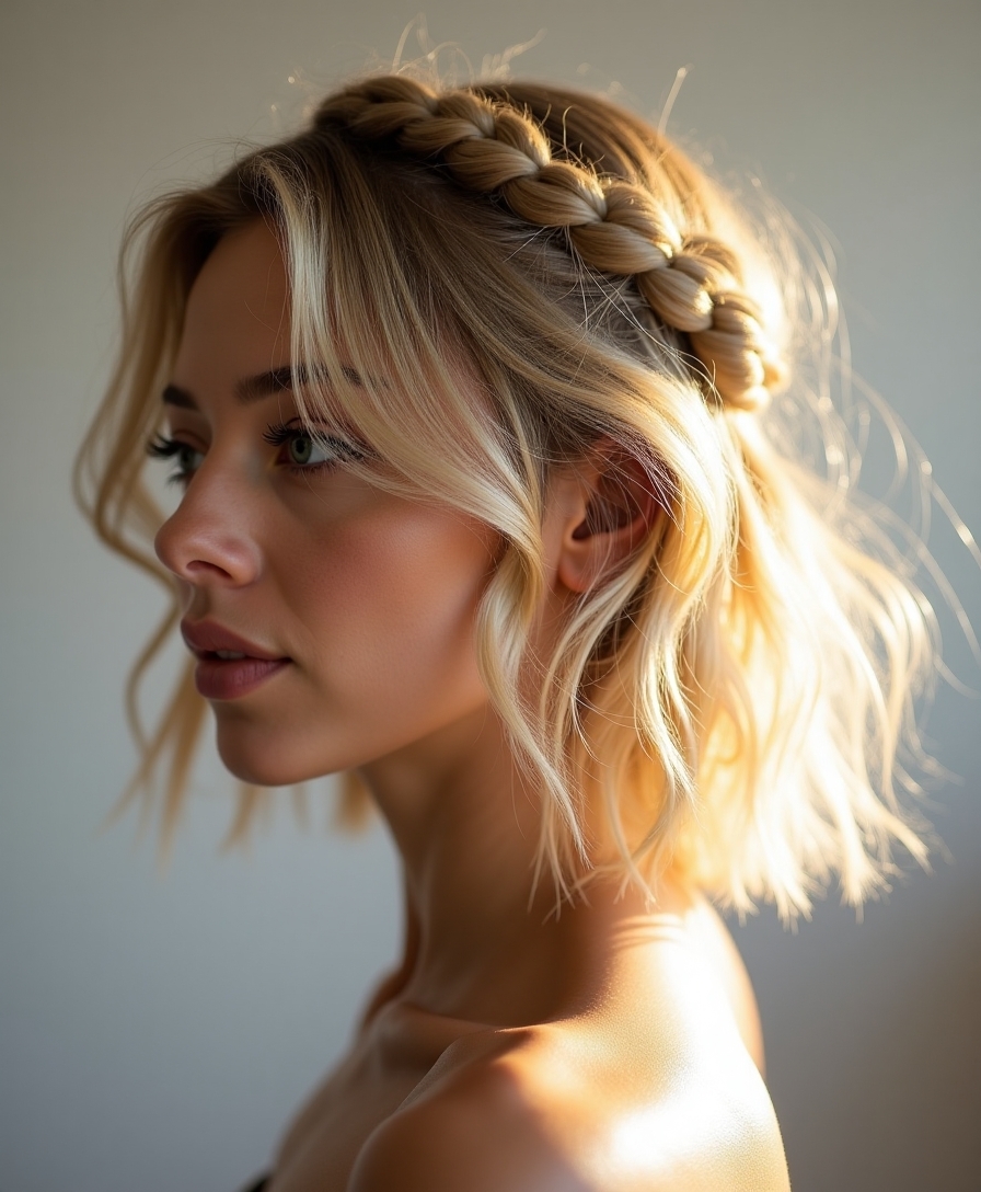 effortlessly chic braided crown
