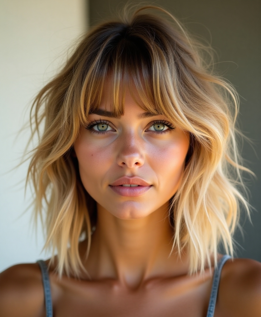 effortlessly cool curtain bangs