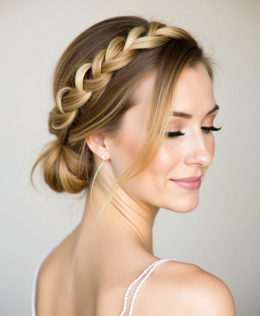 elegant and secure hairstyle