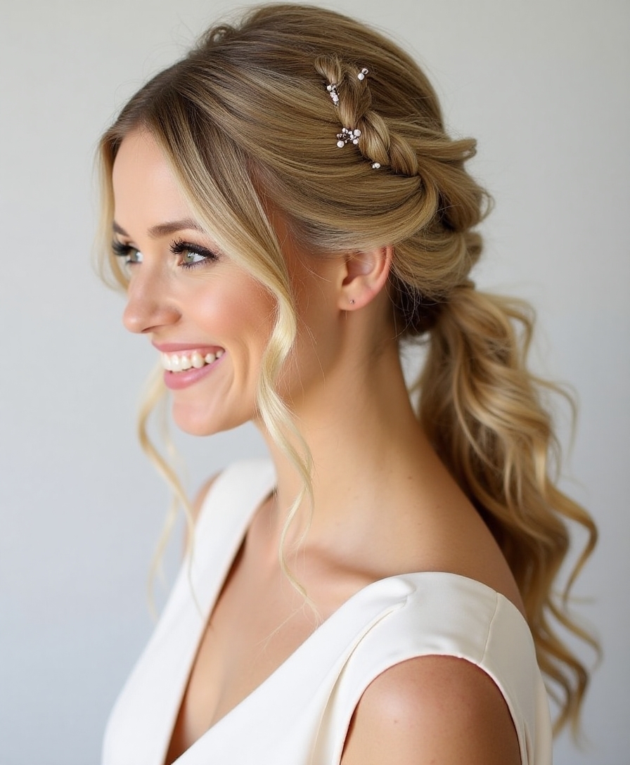 elegant and secure hairstyle
