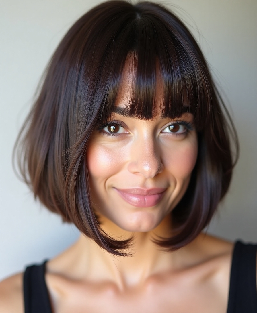 elegant sophisticated bob hairstyle