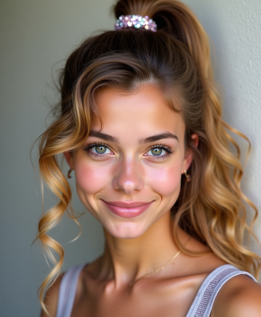 face framing tendrils styled beautifully