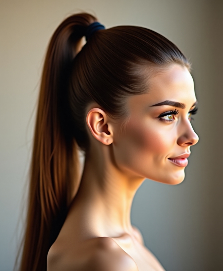 glamorous high ponytail styles