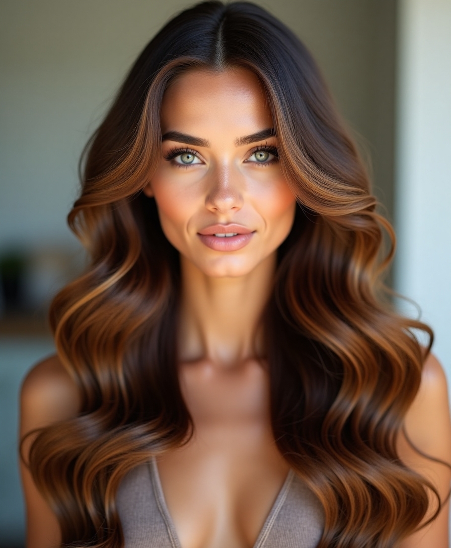 goddess like mermaid waves styling