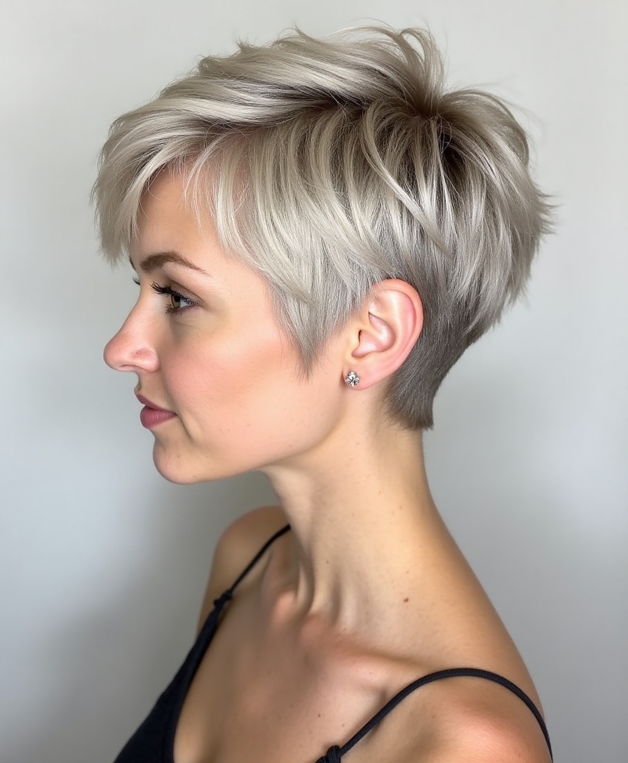 growing out pixie tips