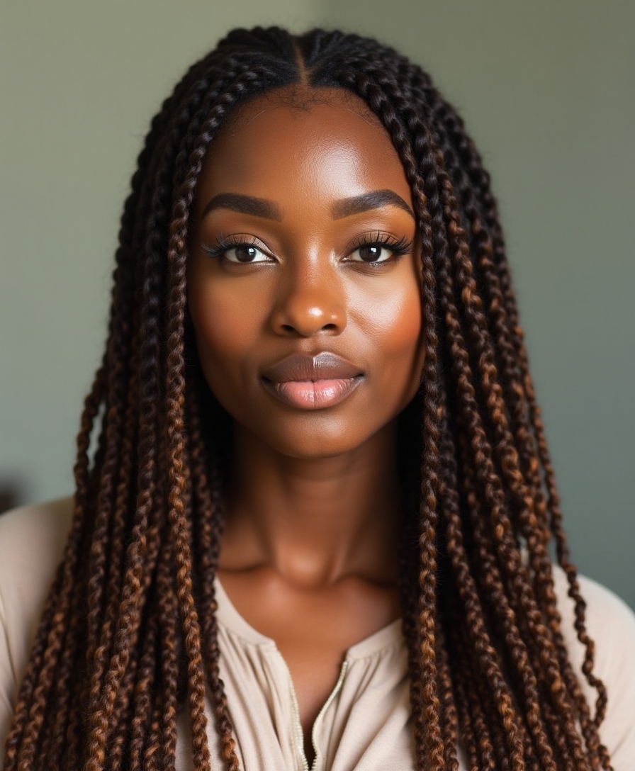 knotless braid styling options