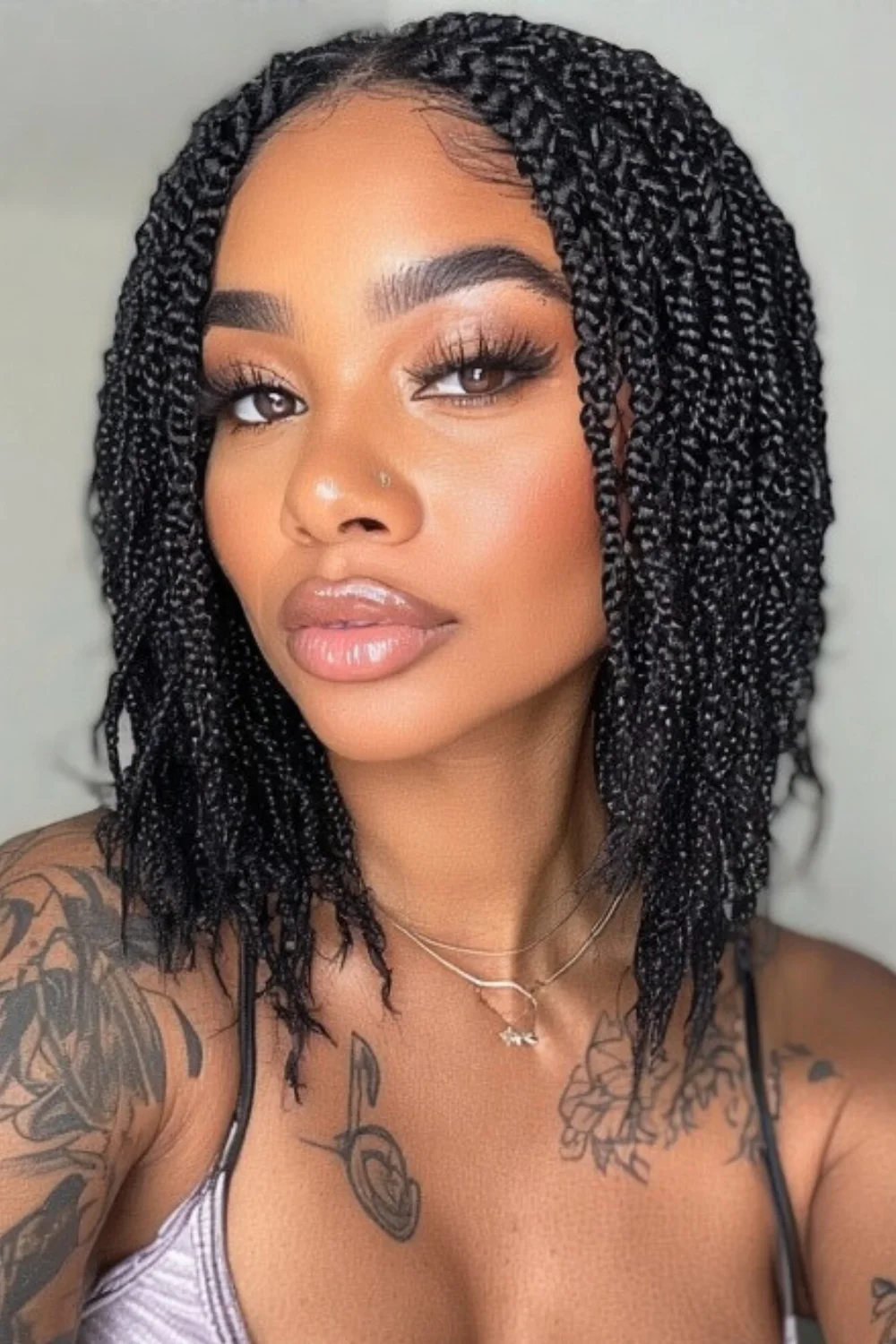Tips for maintaining and keeping short box braids fresh
