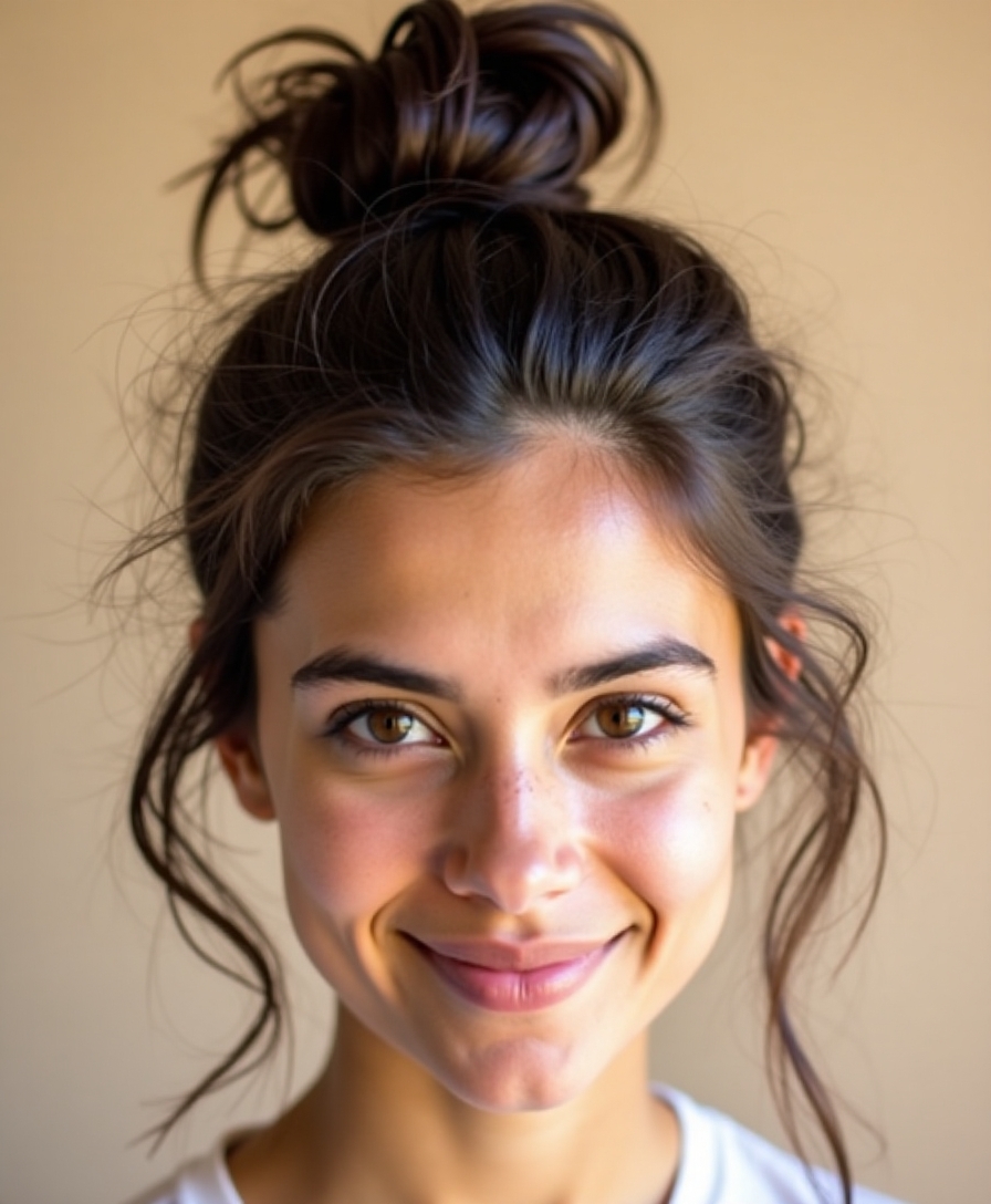 messy bun styling techniques