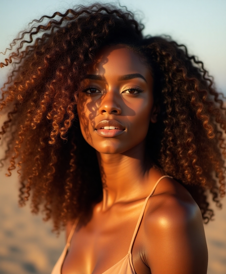 natural hair side part flow