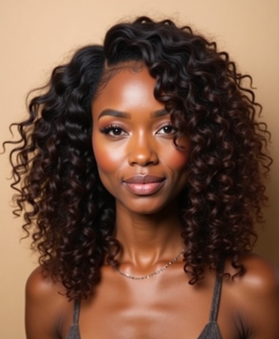 natural textured quick weave
