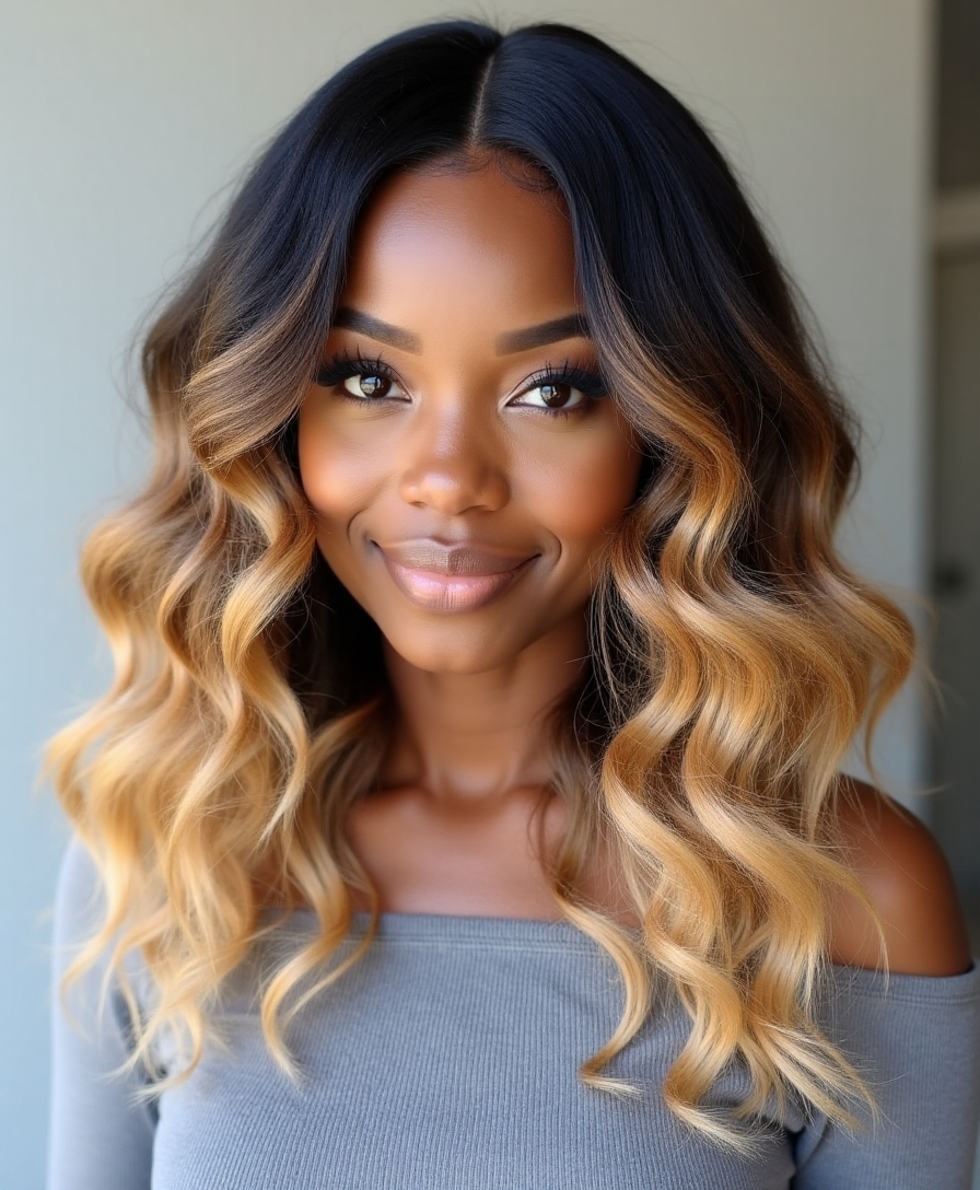 ombre quick weave styles