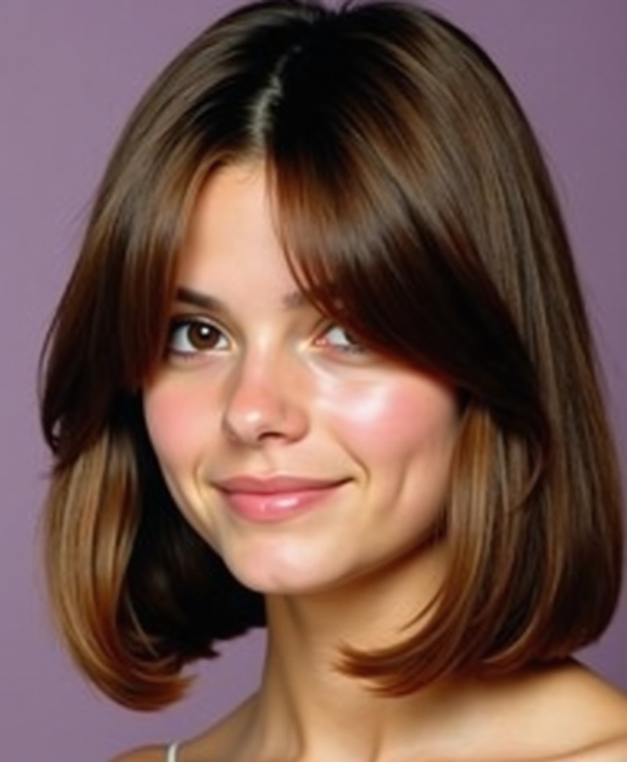 perfect outward flipped bob