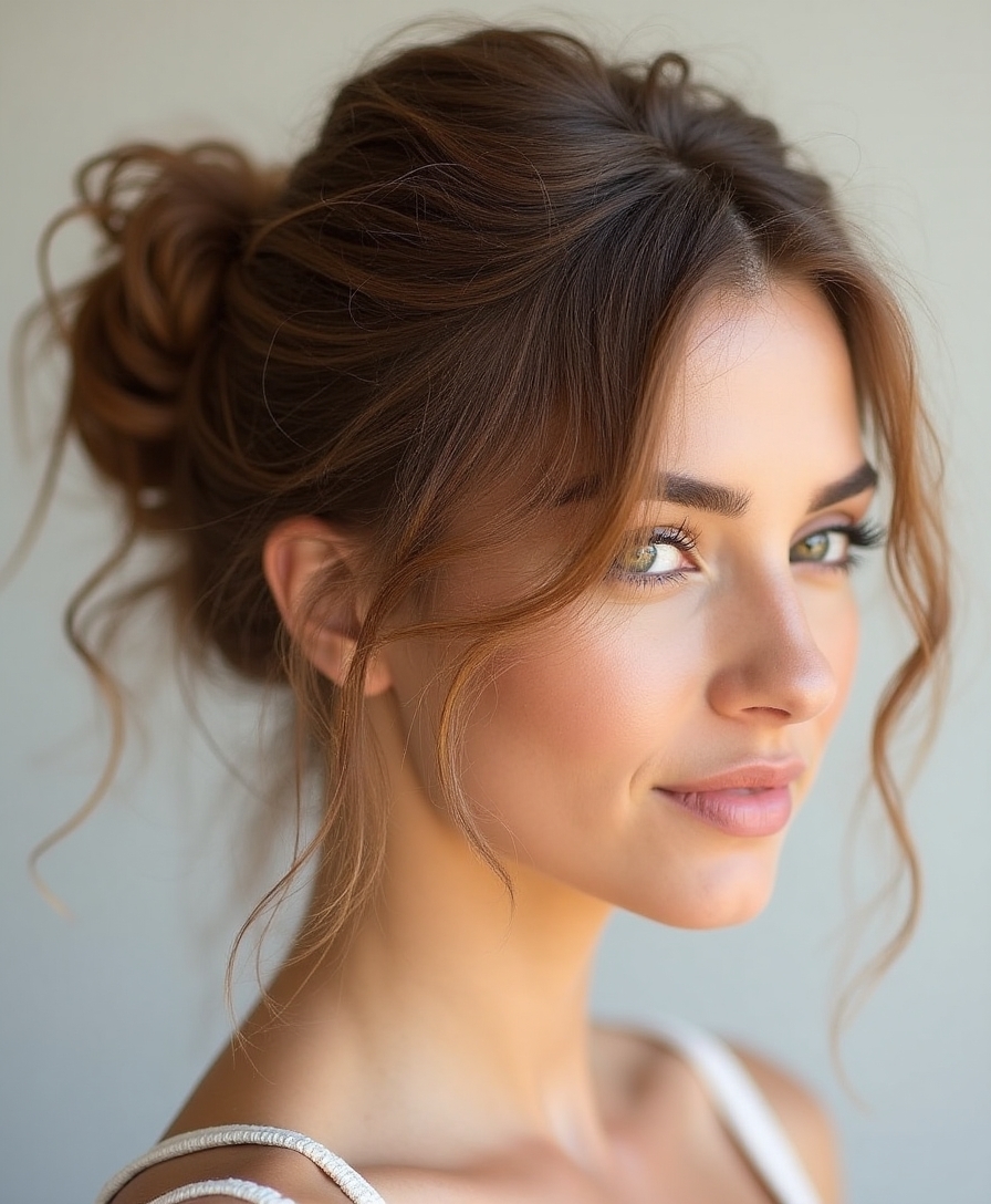 perfectly messy bun hack