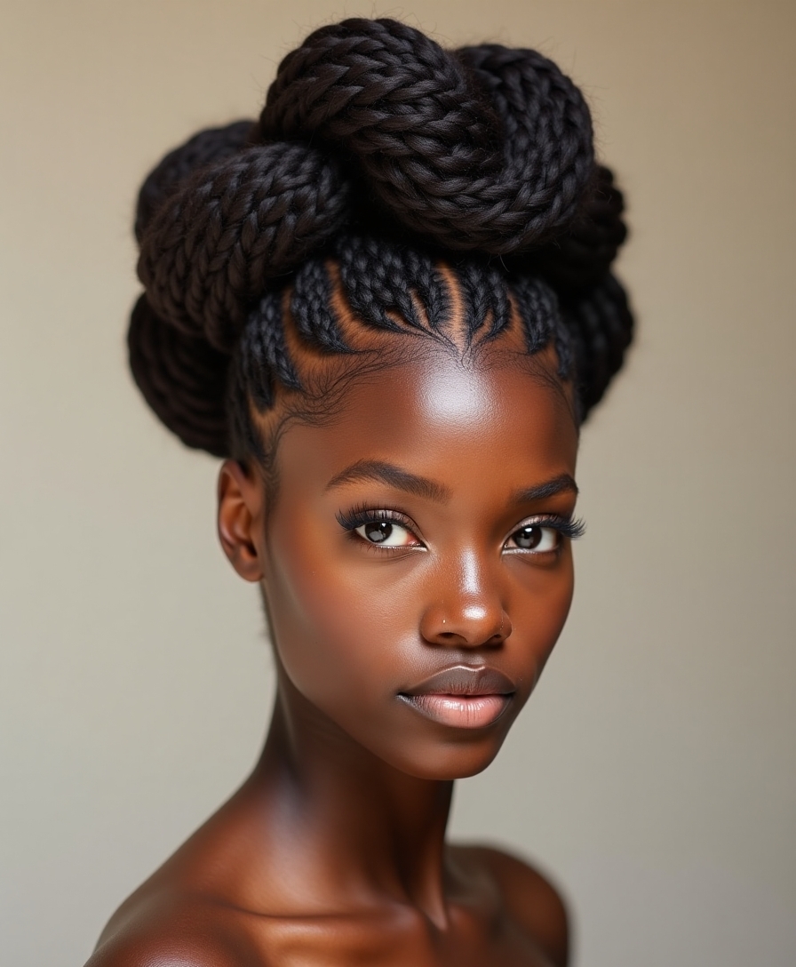 protective cornrows for elegance