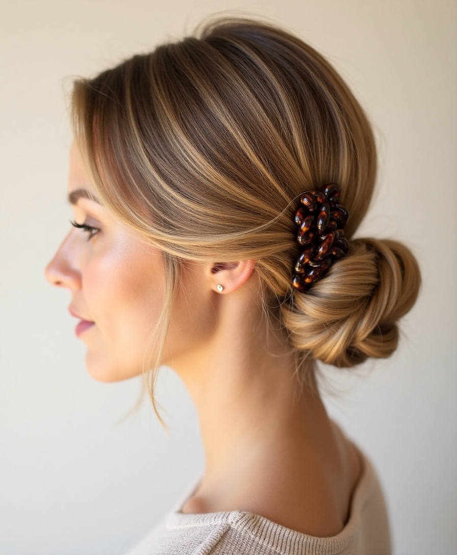 quick twisted updo tutorial