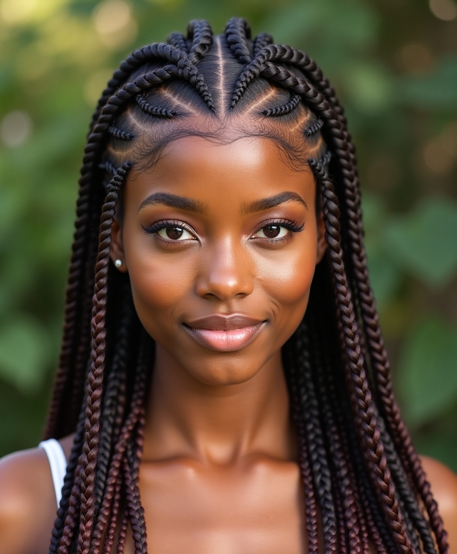 regal goddess cornrow styles