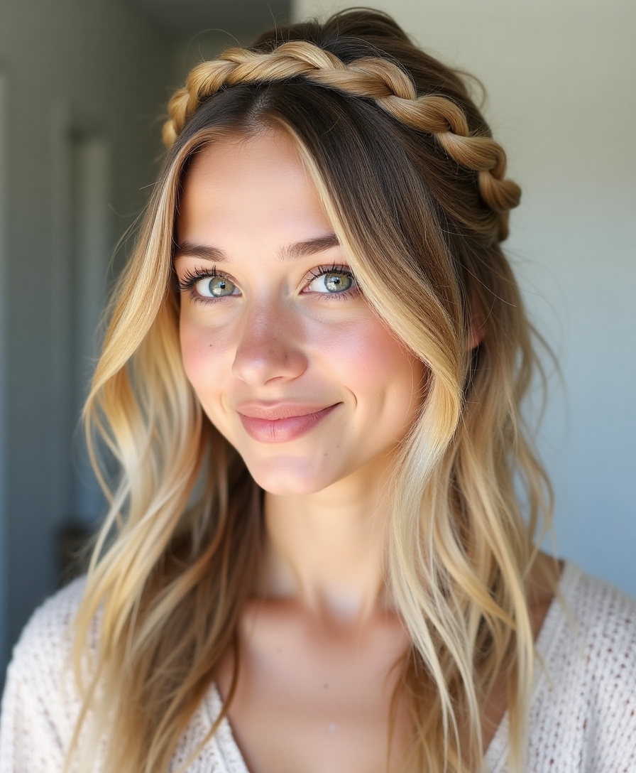 rope crown braid tutorial