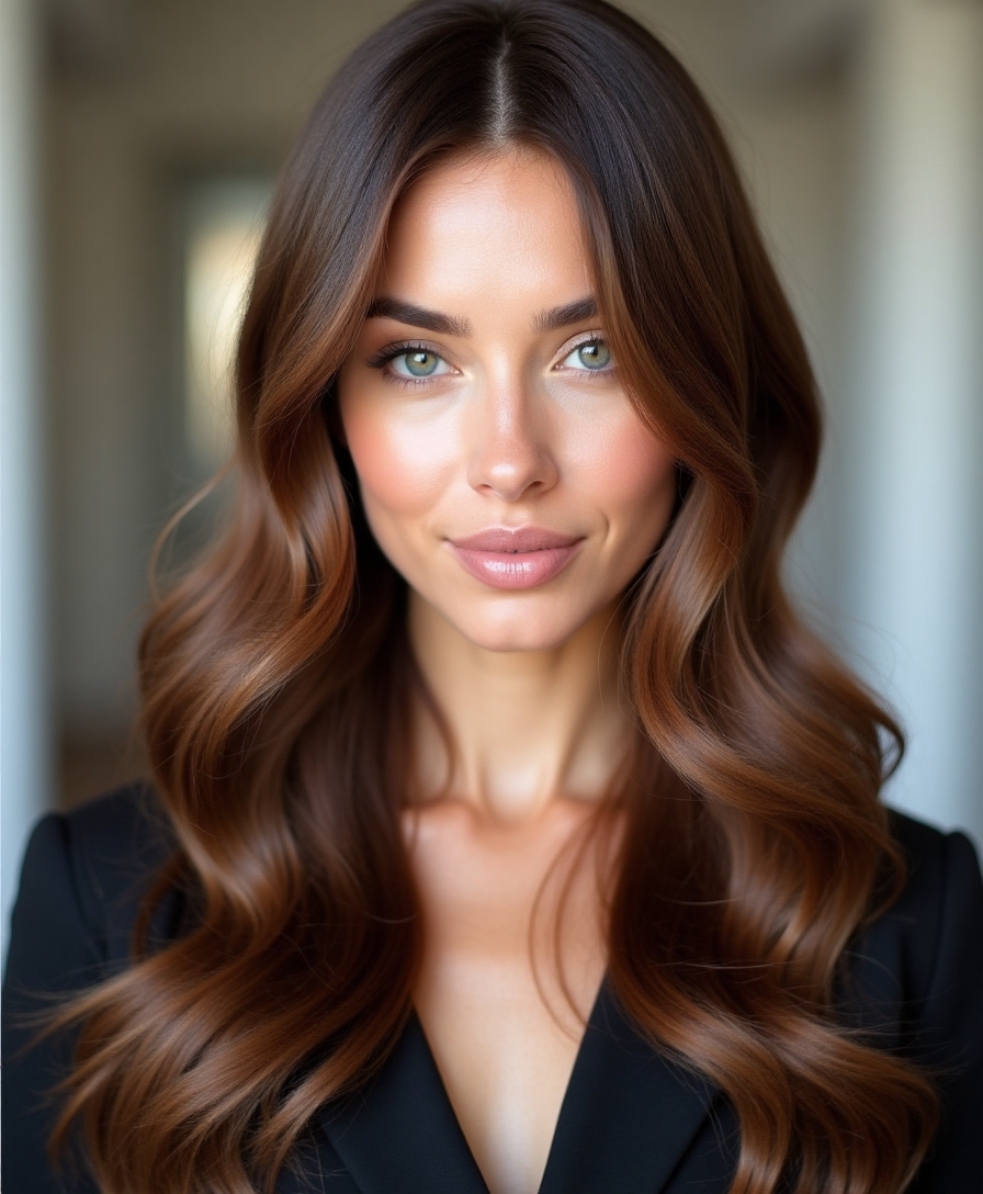 sleek polished versatile hairstyle