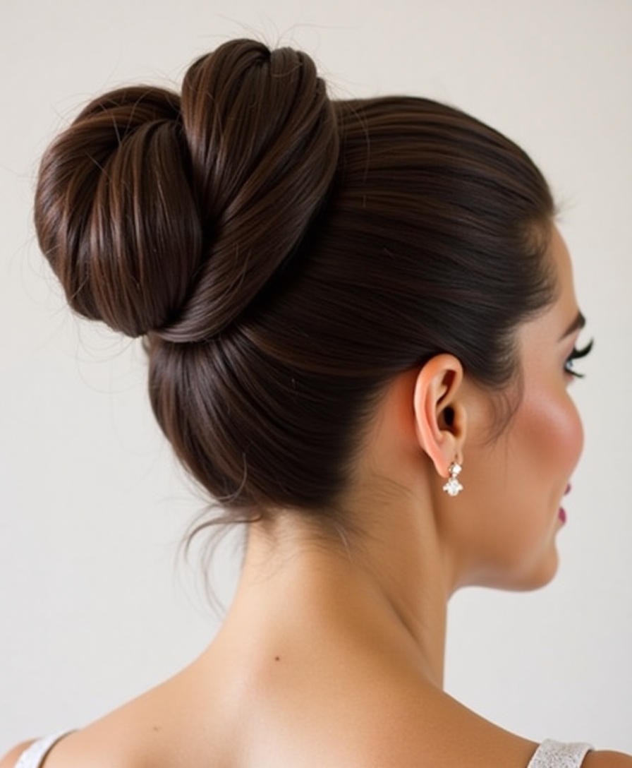 sleek sophisticated practical hairstyle