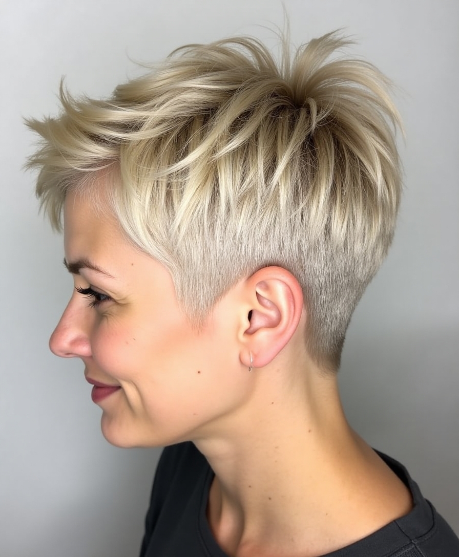 sleek versus tousled styling