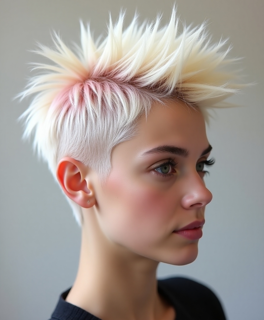 spiky pixie rebel style