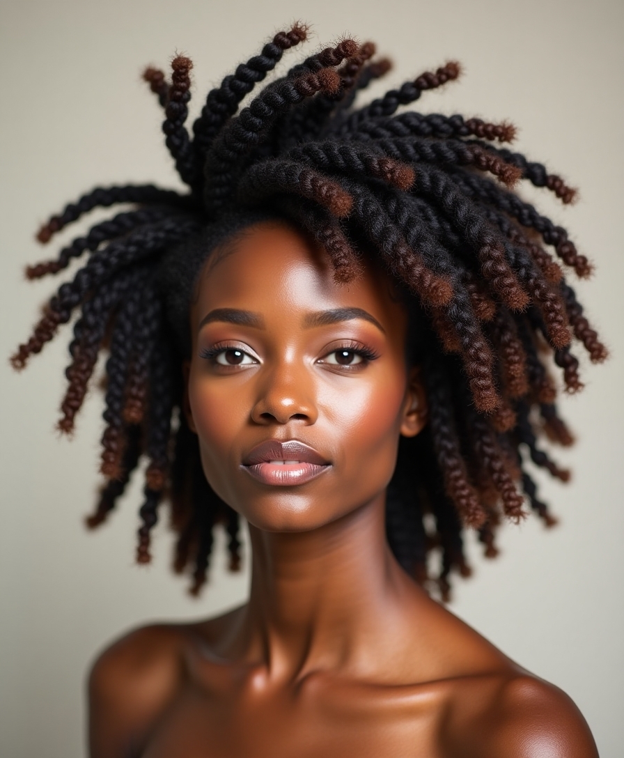 stylish protective hair art