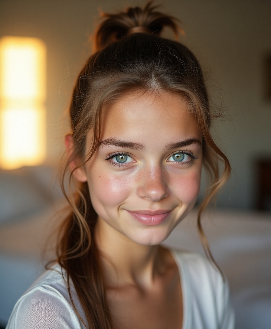 textured ponytail for fine hair