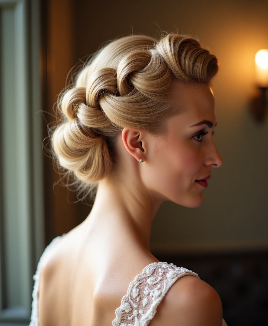 timeless retro hair elegance