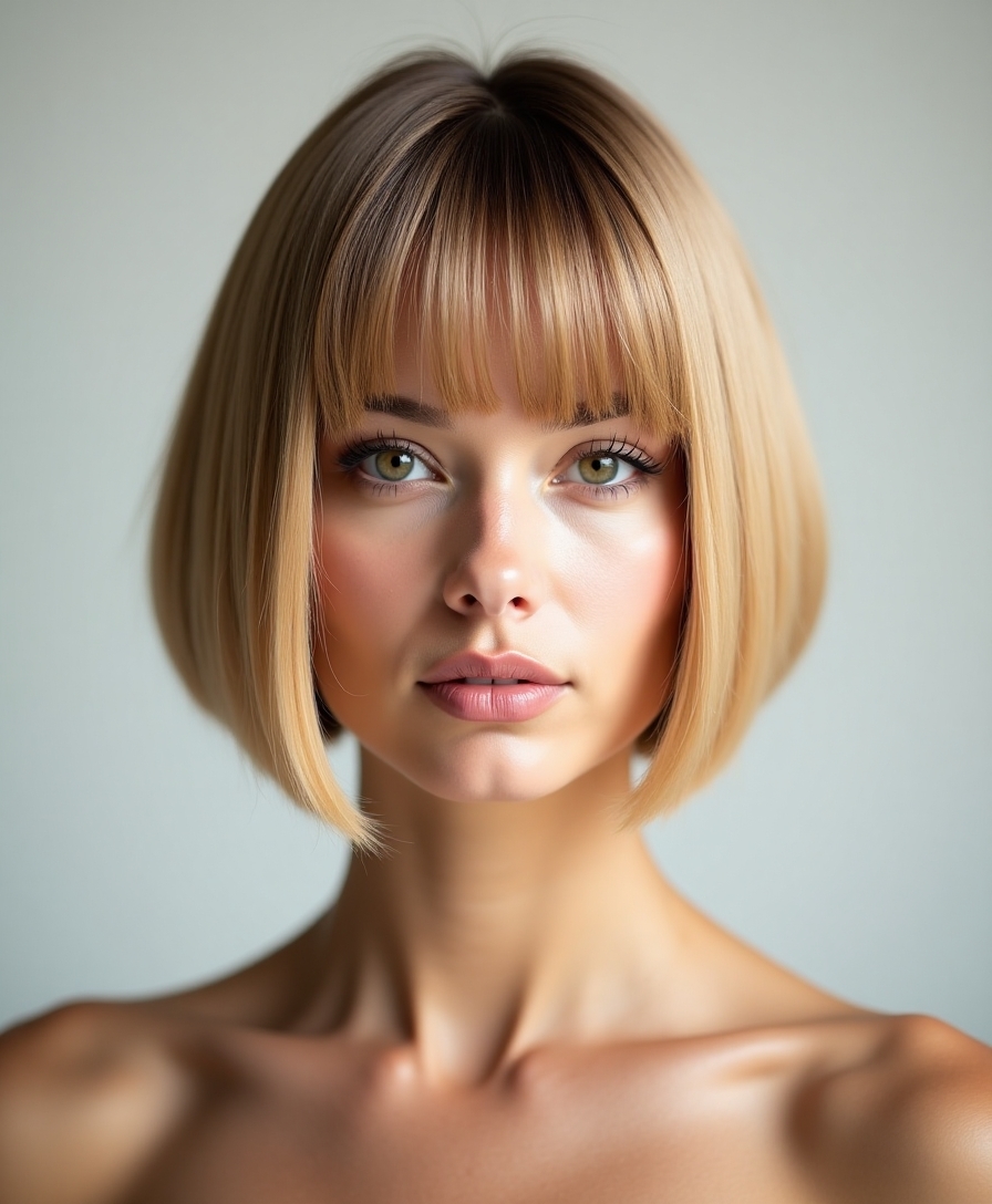 timeless sophisticated chin length bob