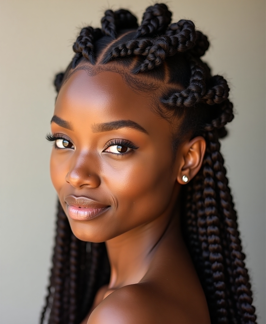 twist and pin hair technique