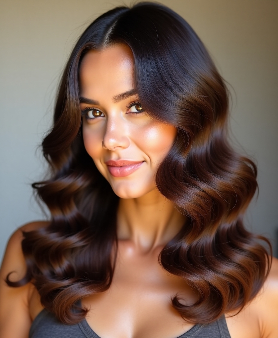 vintage side part elegance