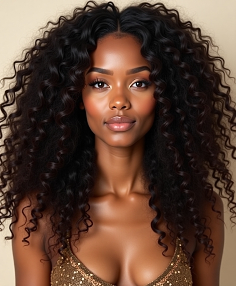 voluminous curls quick weave