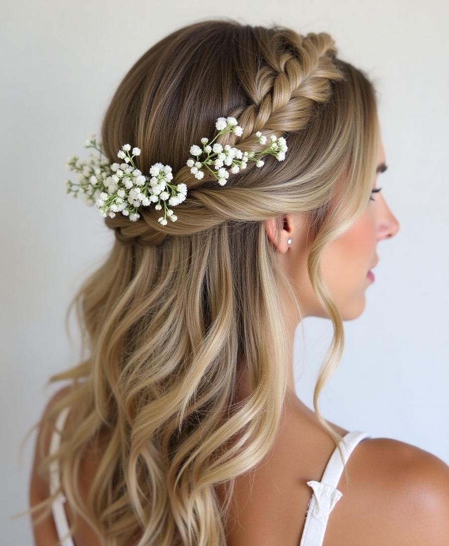 whimsical bridal braids and twists