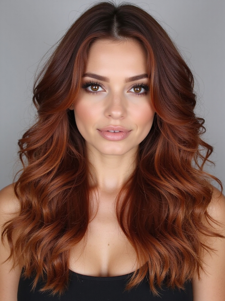 auburn and bronze blend